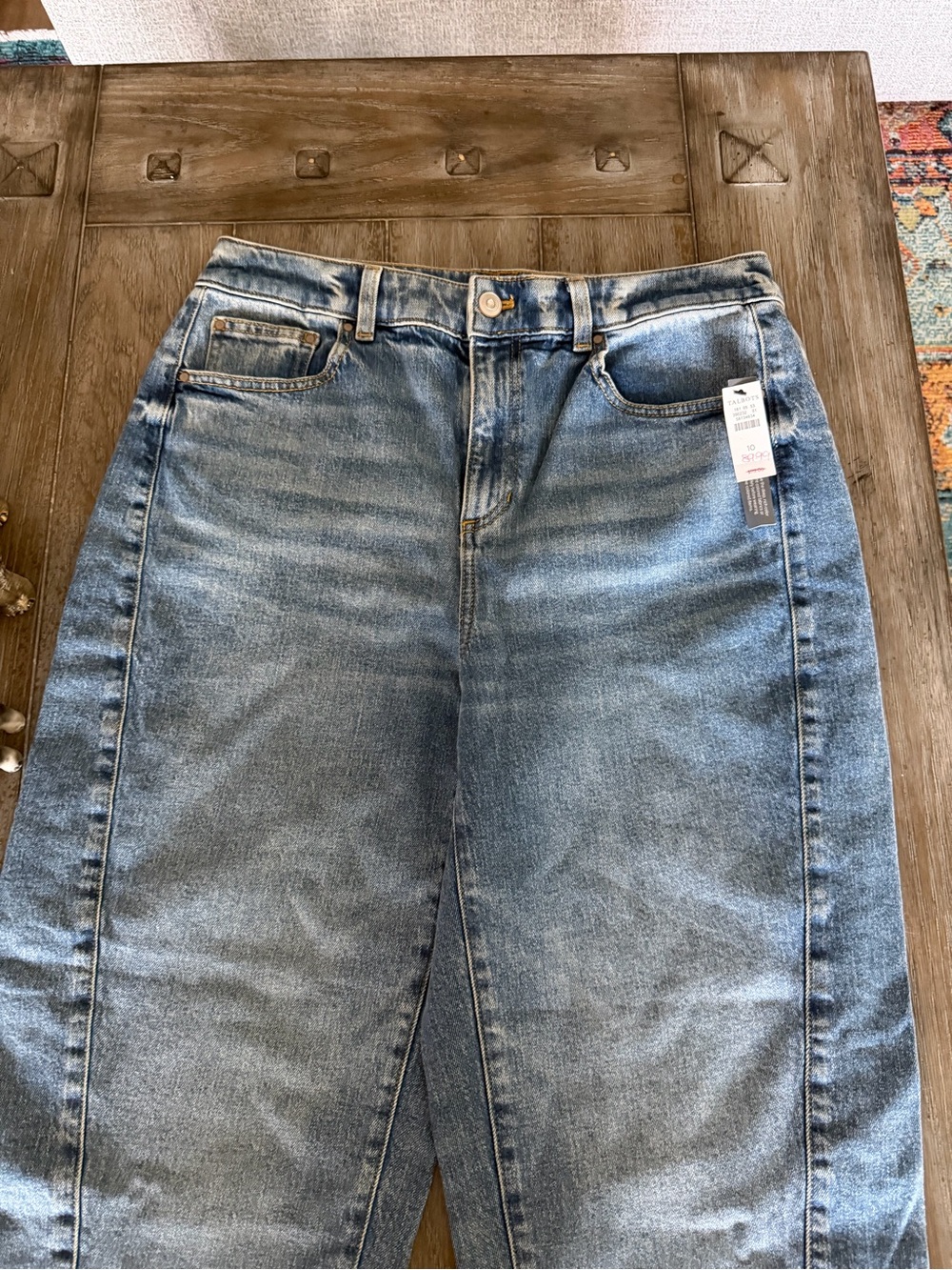Talbots Relaxed Barrel Jeans - Picture 3 of 12